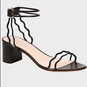 Loeffler Randall Emi Block Heel Sandal in Black Size 7.5